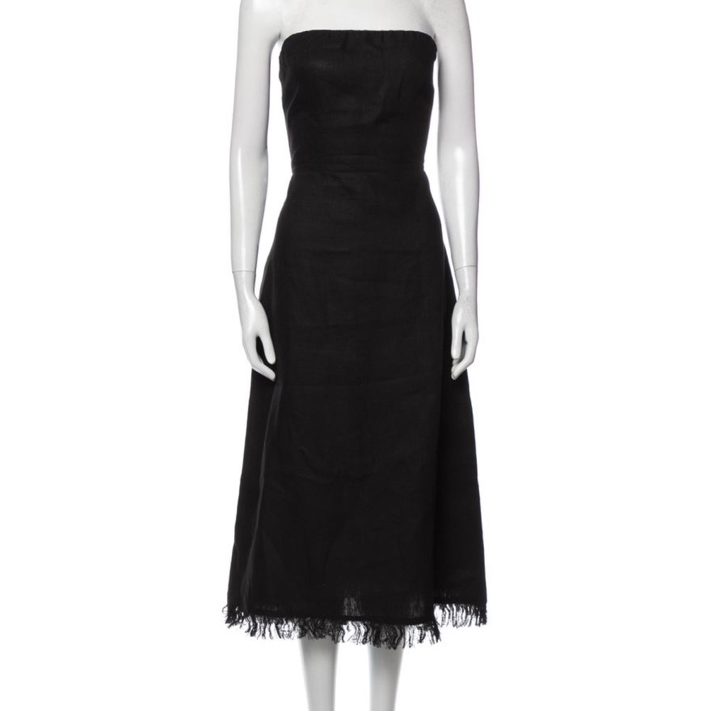 Theory Strapless Linen Dress size Medium
